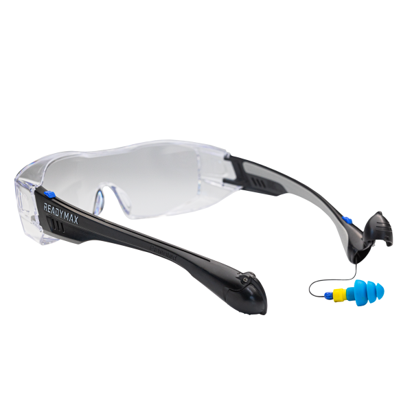 ReadyMax SoundShield® Fit Over Style Safety Glasses Clear