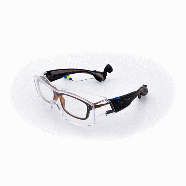 ReadyMax SoundShield® Fit Over Style Safety Glasses Clear, 360˚ View