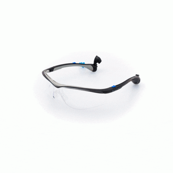 ReadyMax SoundShield® Classic Black Frame Clear Lens 360˚ View