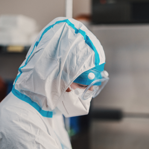 Sterilized Disposable Hooded Medical Hazmat Protective Coveralls - Image 6