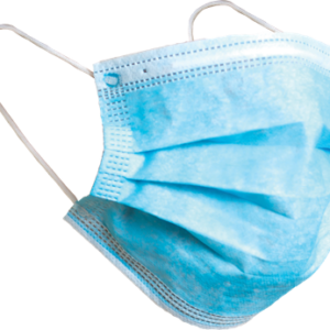 (Made in USA)  3 Ply Disposable Face Mask  (50 Per Box)